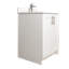 Meuble-lavabo 24 po gris clair style Shaker-73393095