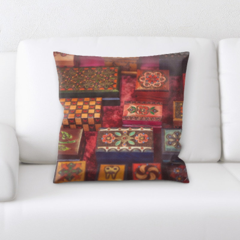 Microsuede Throw Pillow