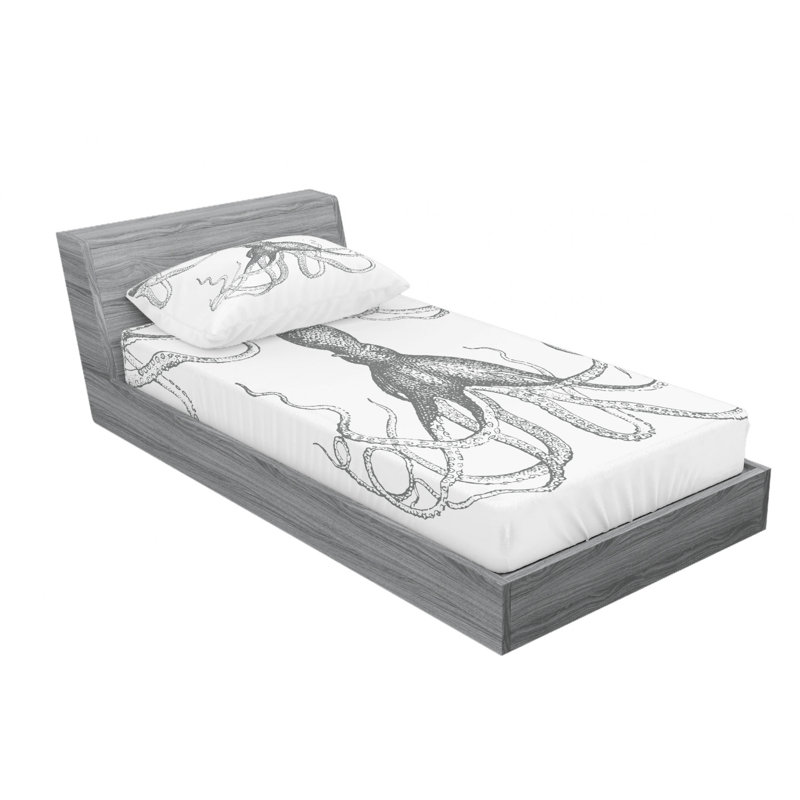 Microfiber Sheet Set, Twin Sheet Set + Fitted Sheet + 1 Pillowcase