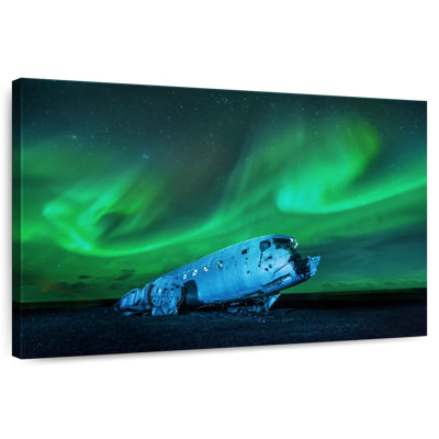 Alvord Vik Plane Ruins Aurora
