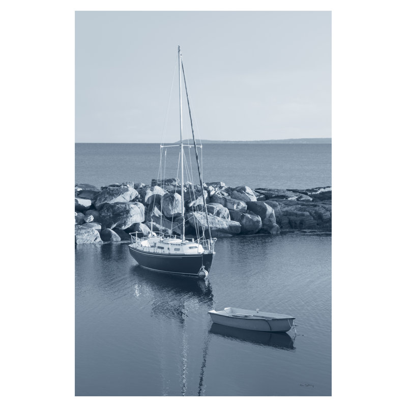 By The Sea II With Border by Alan Majchrowicz - Wrapped Canvas Print, 46cm H x 30cm W x 3.8cm D