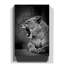 Fierce Lioness Lion - Wrapped Canvas Print-19042815