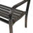 Calliope Steel Outdoor Bench