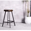 Tabouret de bar en bois massif