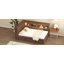 Lit de jour en bois pleine grandeur avec tablettes de rangement, USB, DEL et lit gigogne-1742525312