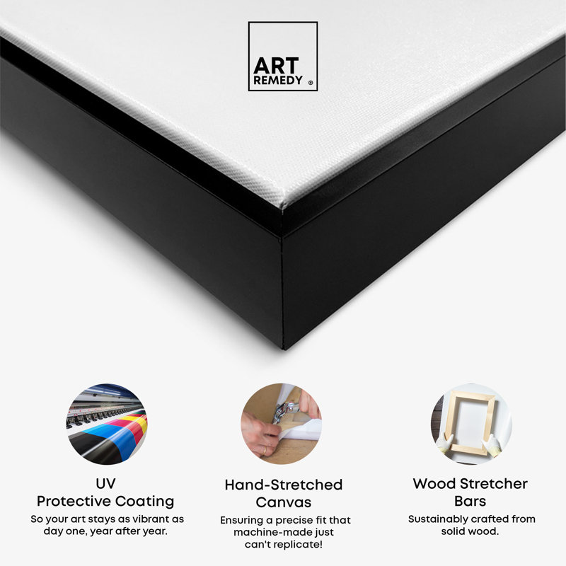 «Nimbus Trace II», art numérique sur toile par, H 25 po x l 25 po, Cadre flottant noir