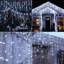 3000cm LED Solar Powered 1200 - Bulb Cord String Light