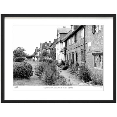 Cowfold, Church Path C1950 by Francis Frith - Single Picture Frame Print