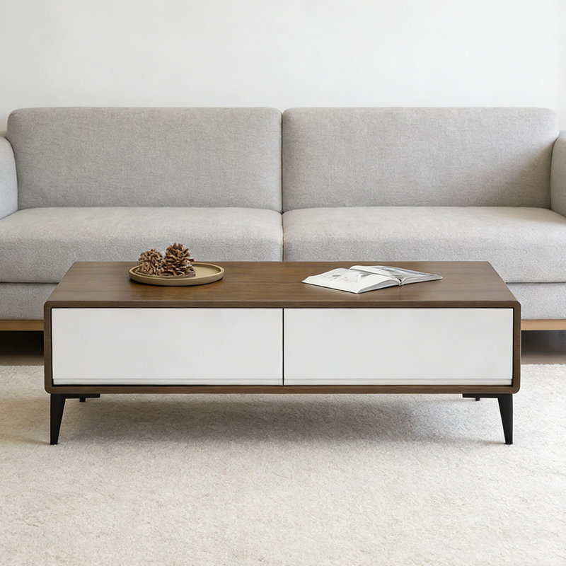Table basse Nordic, H 15,74 po x L 43,3 po x l 23,62 po