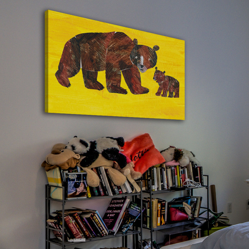 Baby Bear Character Art Mama Bear 2 by Eric Carle - Wrapped Canvas Painting, 61 cm H x 91 cm W