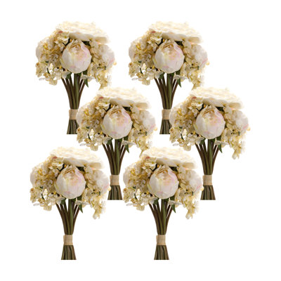 Arrangement floral pivoine hydrangée
