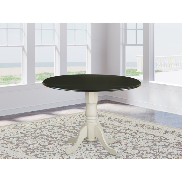 Philipston Extendable Round Solid Wood Dining Table