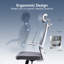 Chaise de bureau ergonomique Inbox Zero avec accoudoirs rabattables et repose-tête