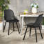 Chaise d'extérieur Posey - Polypropylène noir résistant aux intempéries, stable et tendance