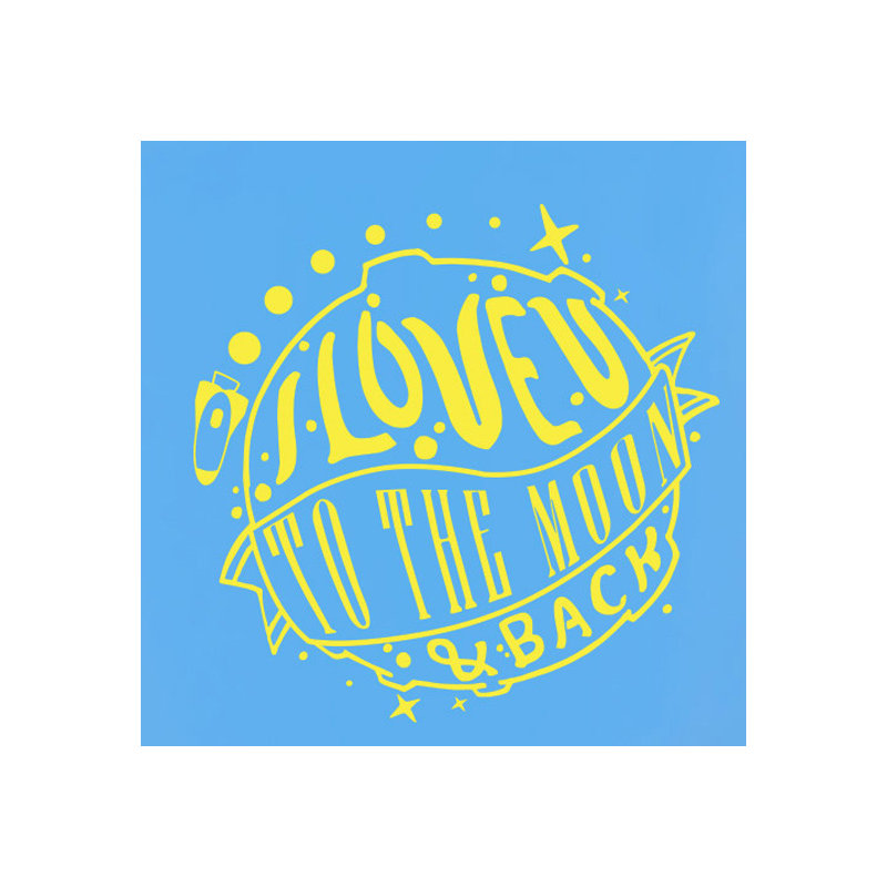 Non-Wall Damaging Wall Decal, Bright Yellow