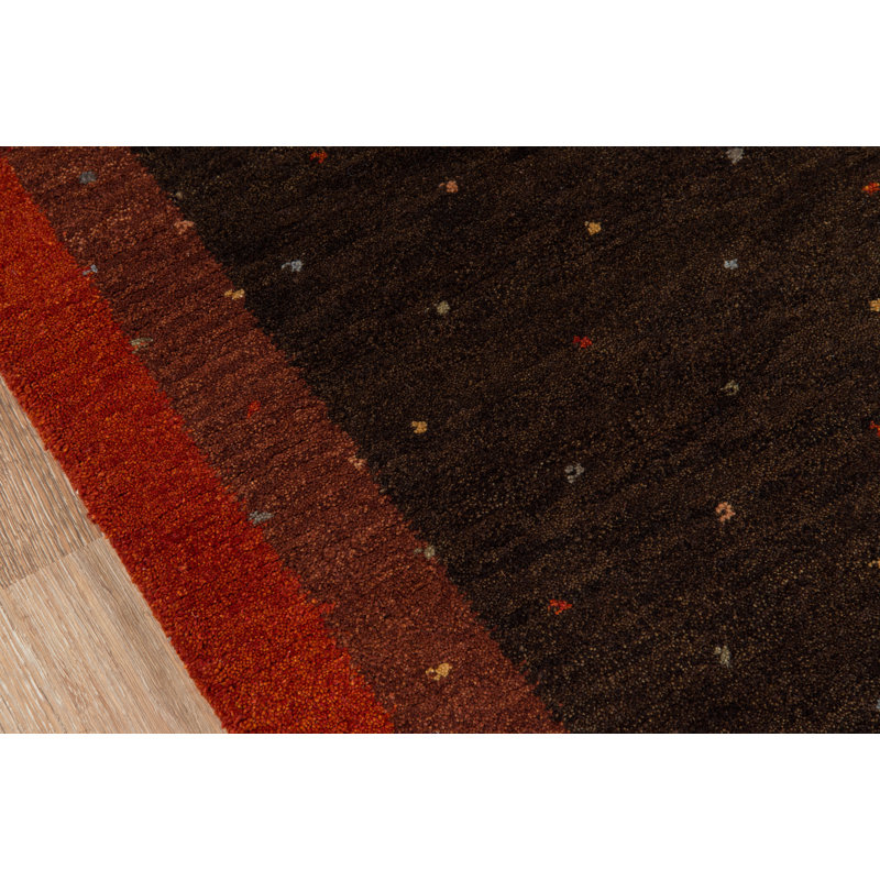 Maben Wool Polka Dots Indoor Rug, Runner 2'6" x 8'