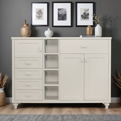Fishtails 5 Drawer Chifferobe