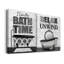 «Bath Time» - ensemble d'art textuel 2 pièces-1747815843-1747815845