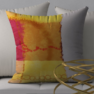 Abstract Throw Pillow