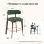 Ensemble de 2 tabourets de bar à hauteur de comptoir Mid-Century-128932176