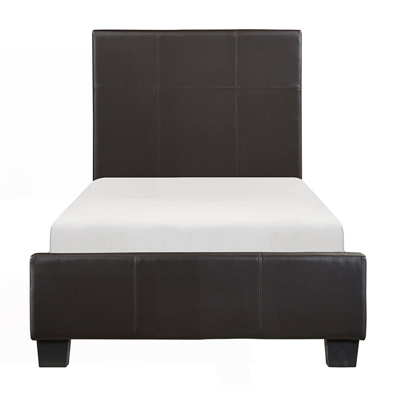 Lit plateforme contemporain, Dark Brown