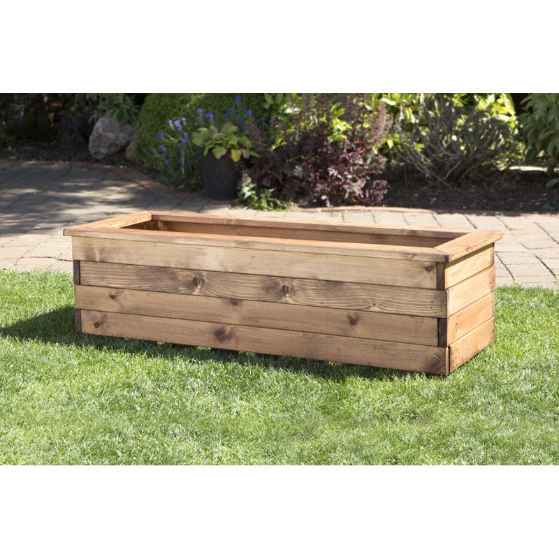 Ferreira Handmade Wood Planter Box, 31.5cm H x 109cm W x 41cm D
