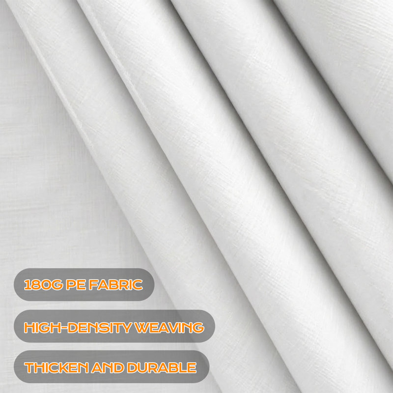 COWVIE Polyethylene Plastic Replacement Canopy for Canopy, White