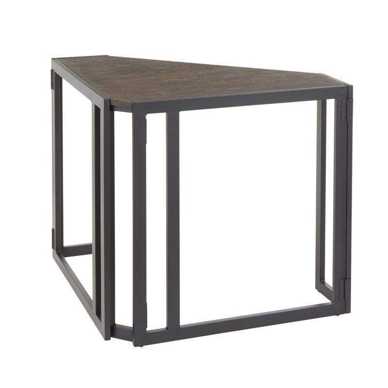 Bureau en coin Amelyah, Noir