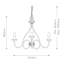 Bay City 3 - Light Shaded Chandelier