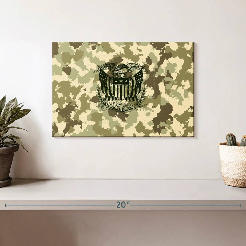 Lelar American Eagle Camouflage, 8" H x 12" W