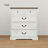 5 Drawers Rustic Accent Chest Cabinet-2020724007