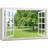Window Scenery " Park With Green Trees "-98466679