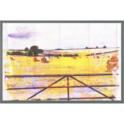 Hay Bale - Single Picture Frame Print
