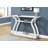 Marrero 3-Tier White Finish Narrow Entryway Accent Table, 31.84" H X 11.31" D X 47.14" W-364011787