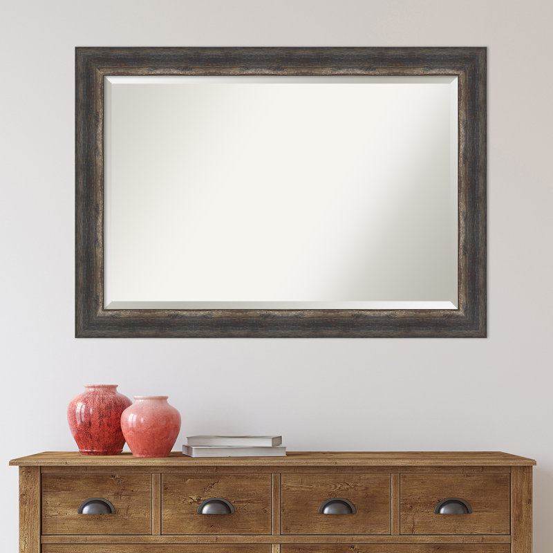 Miroir mural Turbeville, Gris foncé, 29 po x 41 po