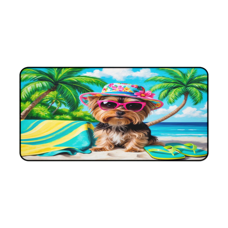 Polyester Desk Pad, 14.4x12.1