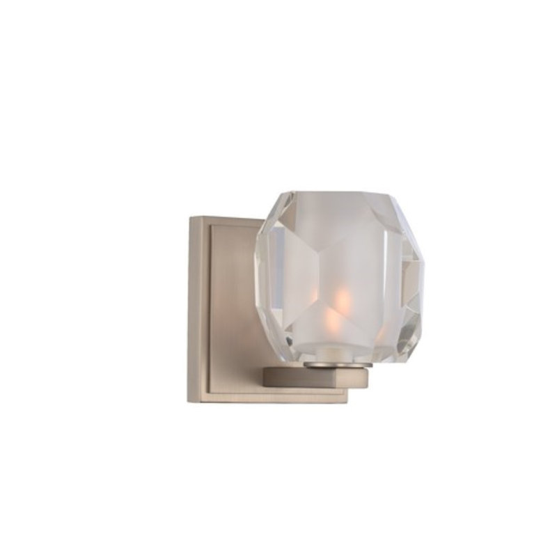 Meuble-lavabo transitionnel 1 lumière Regent, Bronze vintage