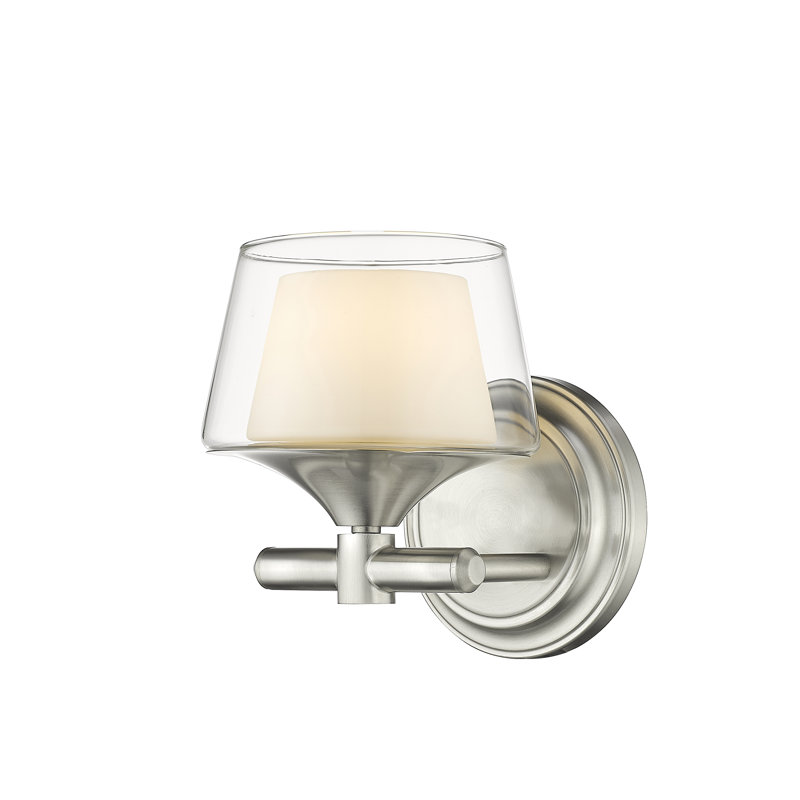 Dimmable Bath Sconce, Satin Nickel