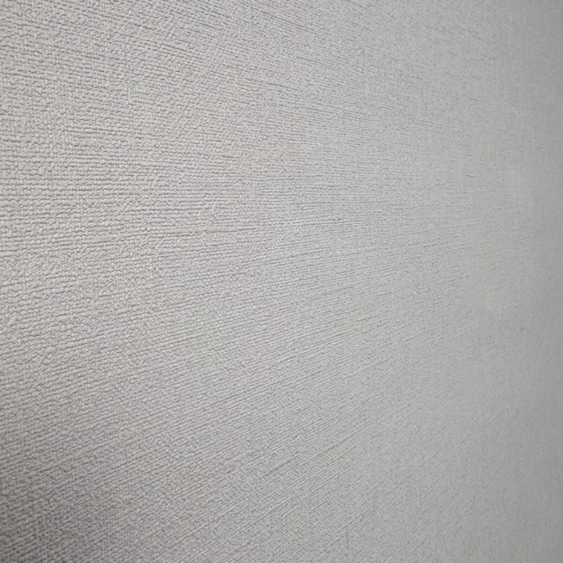 Papier peint uni gris clair texturé