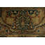 Tapis traditionnel pré-1900 à teinture végétale antique 4 x 6