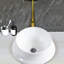 Lavabo vasque en céramique blanc