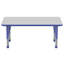 Table d'activité rectangulaire à hauteur réglable en forme de T-99069338-99018376-99071069
