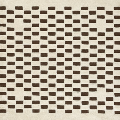 Aelin Hand-Tufted Checkered Wool Rug
