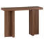 Console rectangulaire de 42 po de large en noyer satiné Cerrone-1382029275