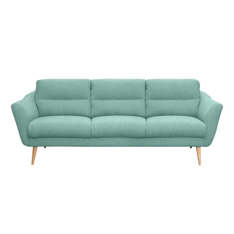 Rooney Odense 3 Seater Upholstered Sofa, Teal Blue