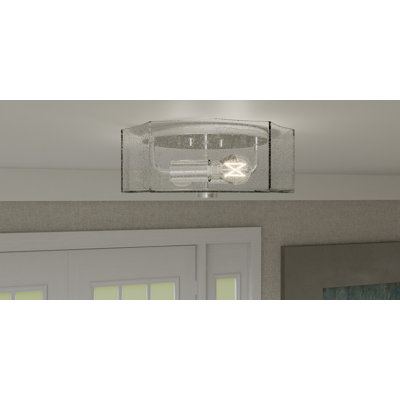 Abdelrauof Glass Flush Mount
