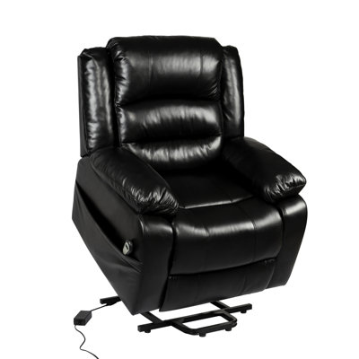 Osbert Power Lift Recliner Chair, Faux Leather Recliner, Recliner, Electric recliner, Wide Recliner -  Red Barrel StudioÂ®, E2BD0F953D7C4B71956EB3296B470509