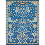 Hamilton hand-tufted New Zealand Wool Navy/Multi Area Rug