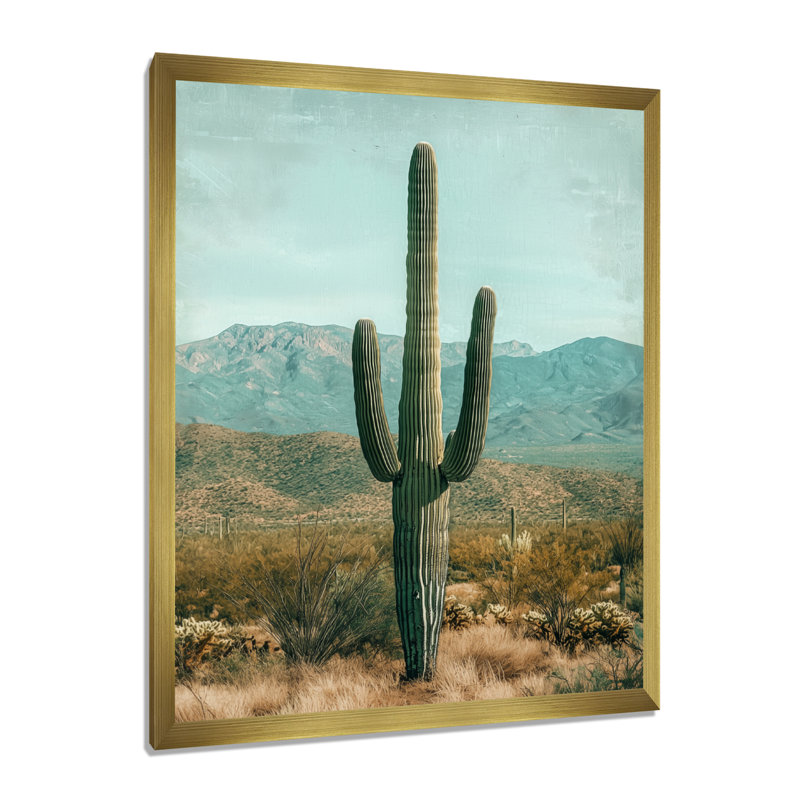 Marishia - Floral Canvas Art Print, 20" H x 12" W, Single Picture Framed Print, Gold
