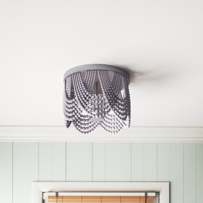 Barton Wood Flush Mount